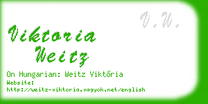 viktoria weitz business card