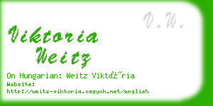 viktoria weitz business card